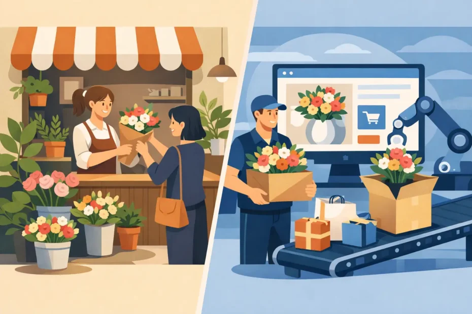 Fiorista locale vs catena online: cosa conviene?